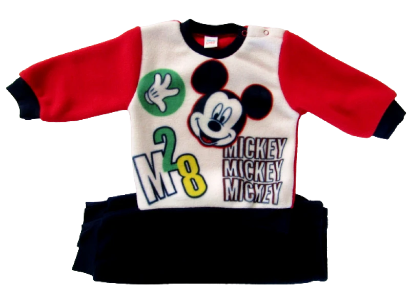 OEM ©DISNEY ΠΑΙΔΙΚΗ FLEECE ΠΙΤΖΑΜΑ MICKEY MOUSE 1274 – κόκκινο ΚΟΚΚΙΝΟ