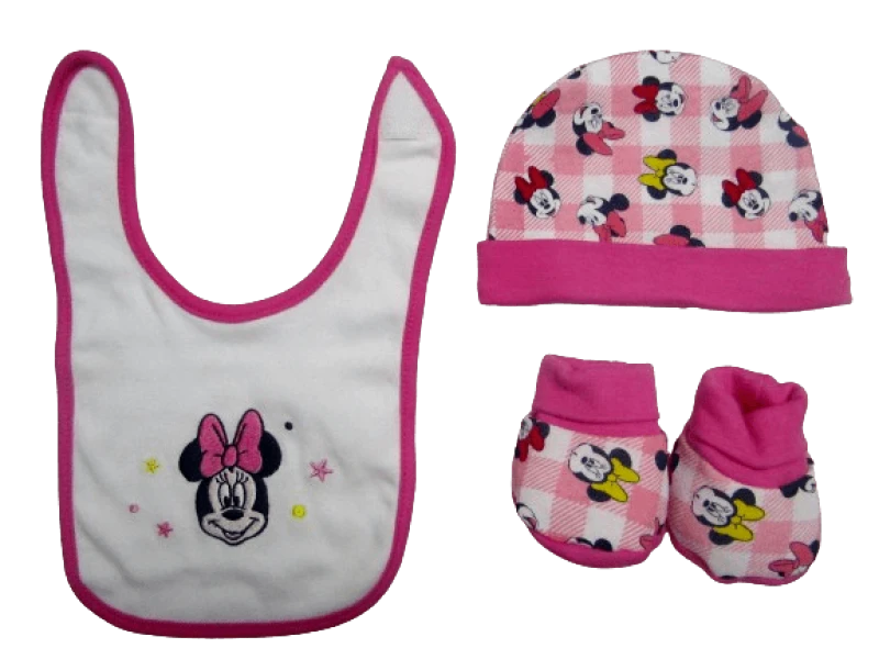©DISNEY ©DISNEY ΒΡΕΦΙΚΟ ΣΕΤ ΣΚΟΥΦΟΣ ΚΑΡΟ MINNIE 1076 – φούξια ΦΟΥΞΙΑ