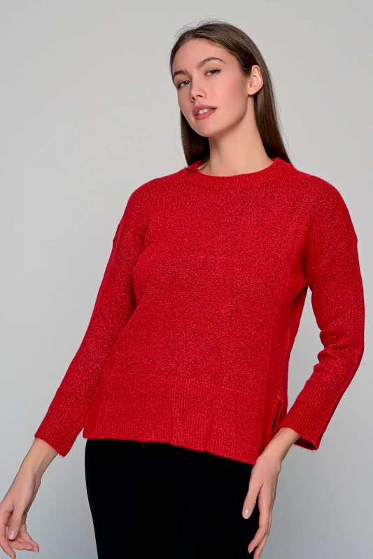 Fullahsugah Πουλόβερ με μεταλιζέ κλωστή - 3254057650