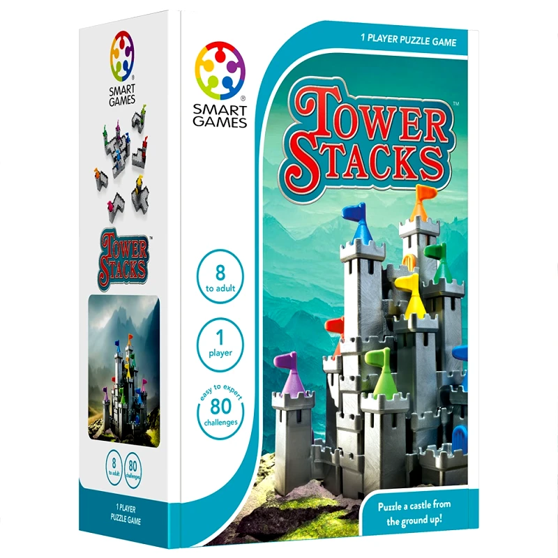 Smartgames Επιτραπέζιο Tower Stacks (80 challenges)