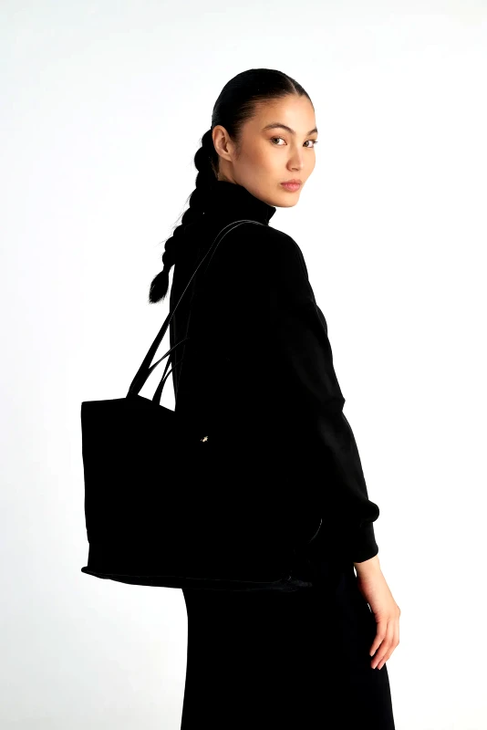 Sugarfree ΜΟΝΟΧΡΩΜΗ ΤΣΑΝΤΑ SHOPPER