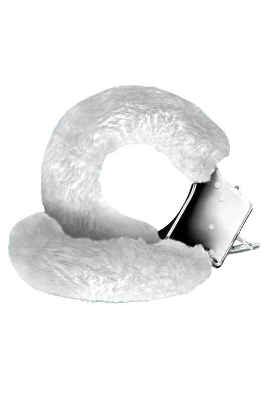 Ouch! Χειροπέδες - Furry Biginners Handcuffs Λευκές S4F03032
