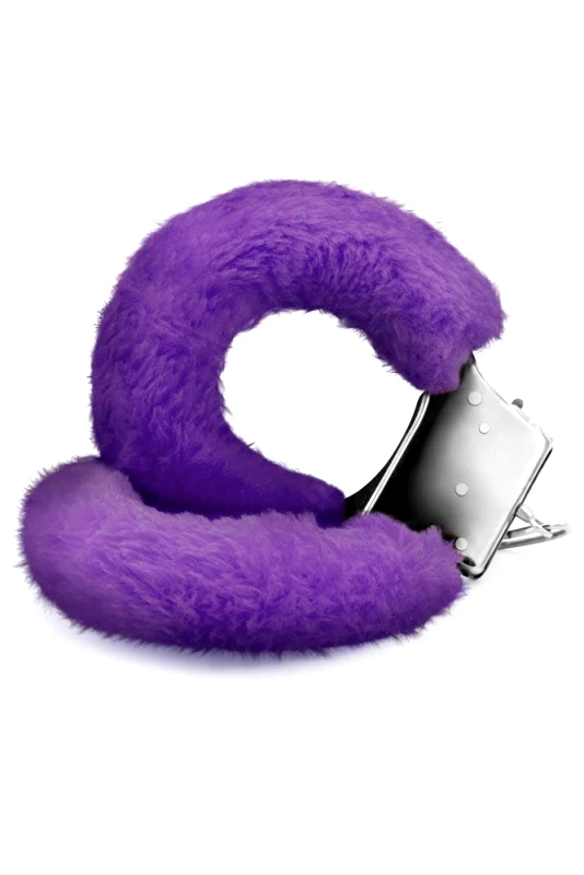 Ouch! Χειροπέδες - Furry Biginners Handcuffs Μωβ S4F03029
