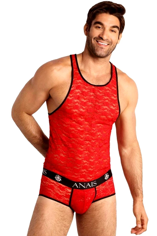 Anais Ανδρικό T-Shirt - Anais Brave T-Shirt Κόκκινο AN-Brave-Tshirt