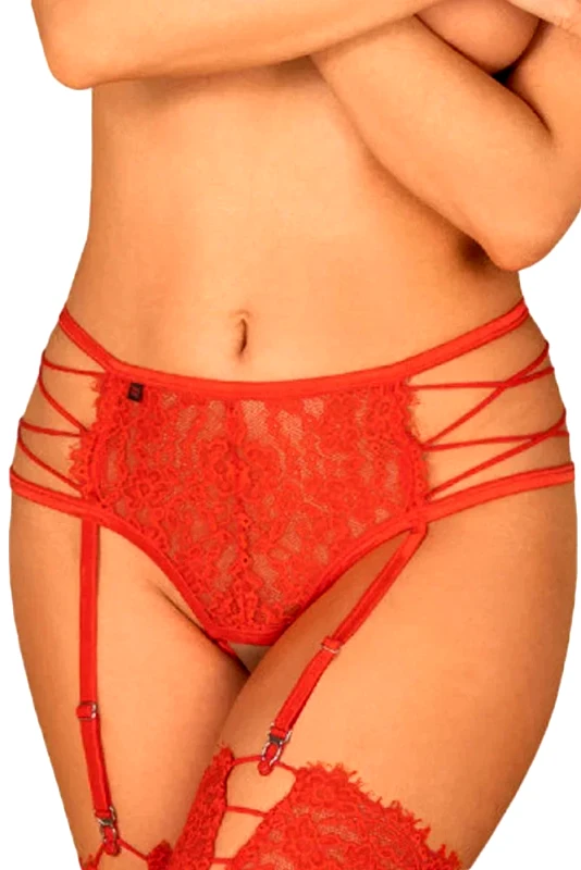 Obsessive Γυναικείο Εσώρουχο Ζαρτιέρα Obsessive Rediosa Κόκκινο OB2514