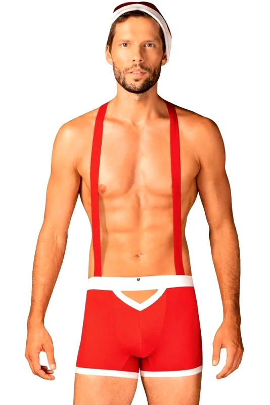 Obsessive Ανδρική στολή - Obsessive Mr Claus κόκκινη OB3351