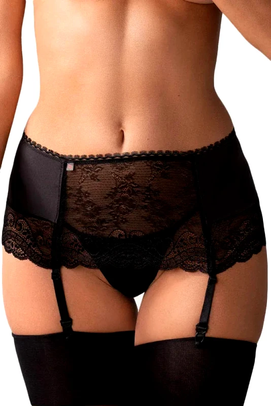 Obsessive Γυναικεία ζαρτιέρα Obsessive Miamor Garter belt Μαύρη OB9813