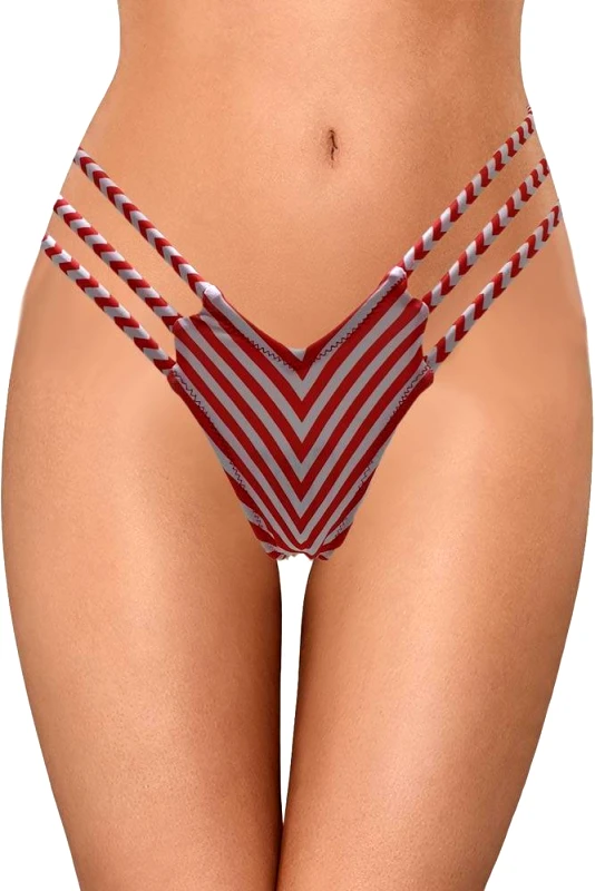 SLP Γυναικείο Μαγιό String - Kiss Κόκκινο UT-20383-Red