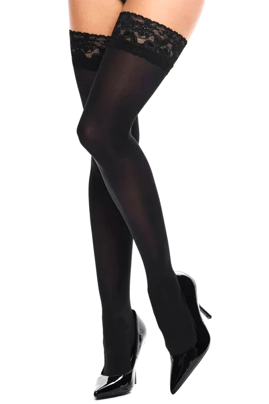 Kotek Κάλτσες με σιλικόνη - Kotek 50 Den Μαύρες KO-H026-Black