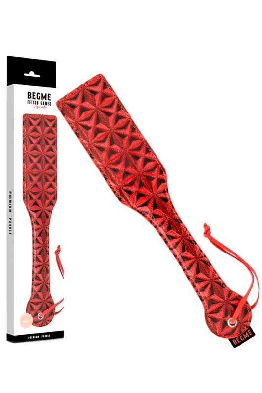 Ouch! Μαστίγιο - Puddle Beg Me Vegan Leather Κόκκινο D-229267