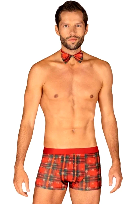 Obsessive Στολή - Obsessive Mr Merrliio Boxer & Bow κόκκινη OB4899