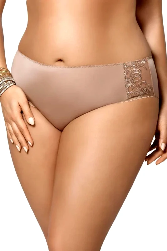 Gorsenia Γυναικείο εσώρουχο μεγάλο μέγεθος - Gorsenia Victoria Μπεζ K-379-Beige