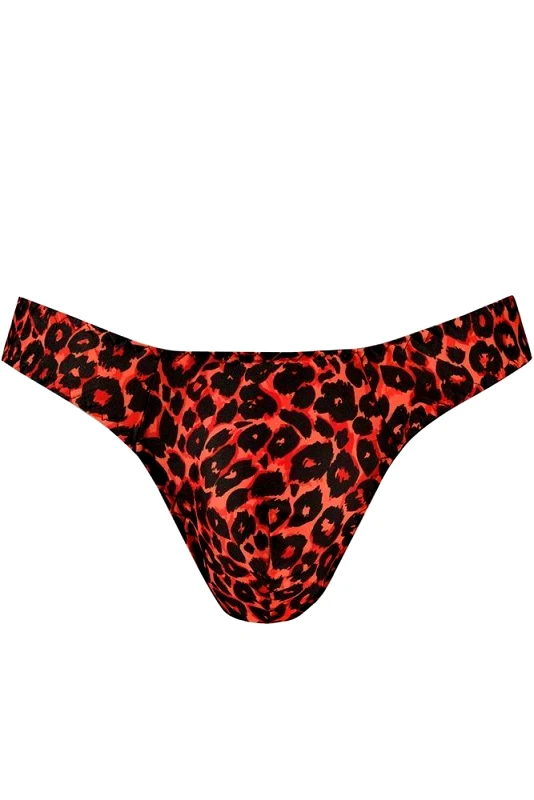 Anais Ανδρικό String - Anais Tribal String Κόκκινο-Μαύρο AN-Tribal