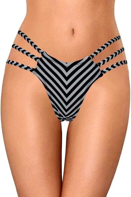 SLP Γυναικείο Μαγιό String - Kiss Μαύρο UT-20383-Black
