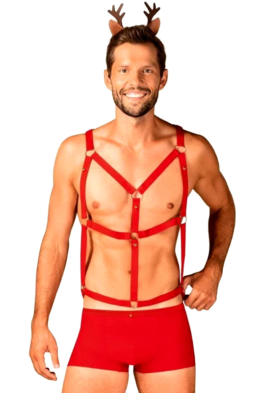 Obsessive Ανδρική στολή - Obsessive Mr Reindy κόκκινη OB7809