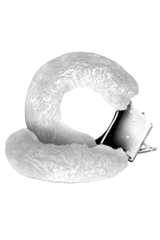 Ouch! Χειροπέδες - Furry Biginners Handcuffs Λευκές S4F03032