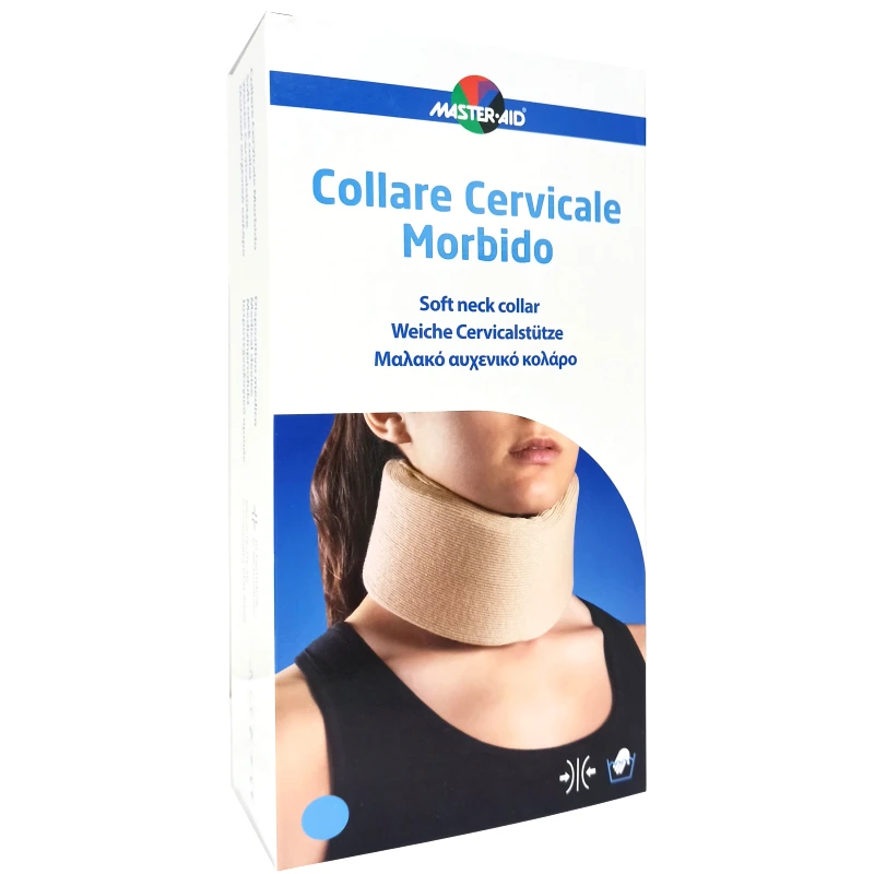 Master Aid Master Aid Soft Neck Collar Μαλακό Αυχενικό Κολάρο σε Μπεζ Χρώμα 1 Τεμάχιο - Small