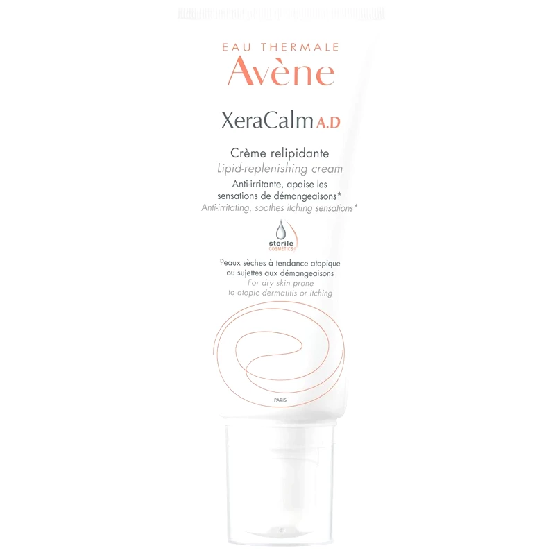 Avène Avene Xeracalm A.D Lipid-Replenishing Cream 200ml ,Κρέμα Σώματος Αναπλήρωσης Λιπιδίων για Ανακούφιση του Ξηρού Δέρματος με Τάση για Ατοπικό Έκζεμα & Αίσθημα Κνησμού