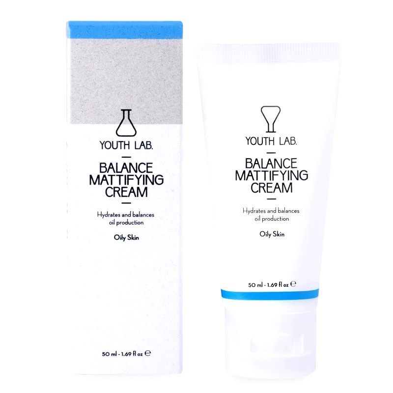 Youth Lab. Youth Lab Balance Mattifying Cream Oily Skin Ρυθμιστική, Αντιοξειδωτική Ενυδατική Κρέμα για Λιπαρό Δέρμα με Τάση Ακμής 50ml