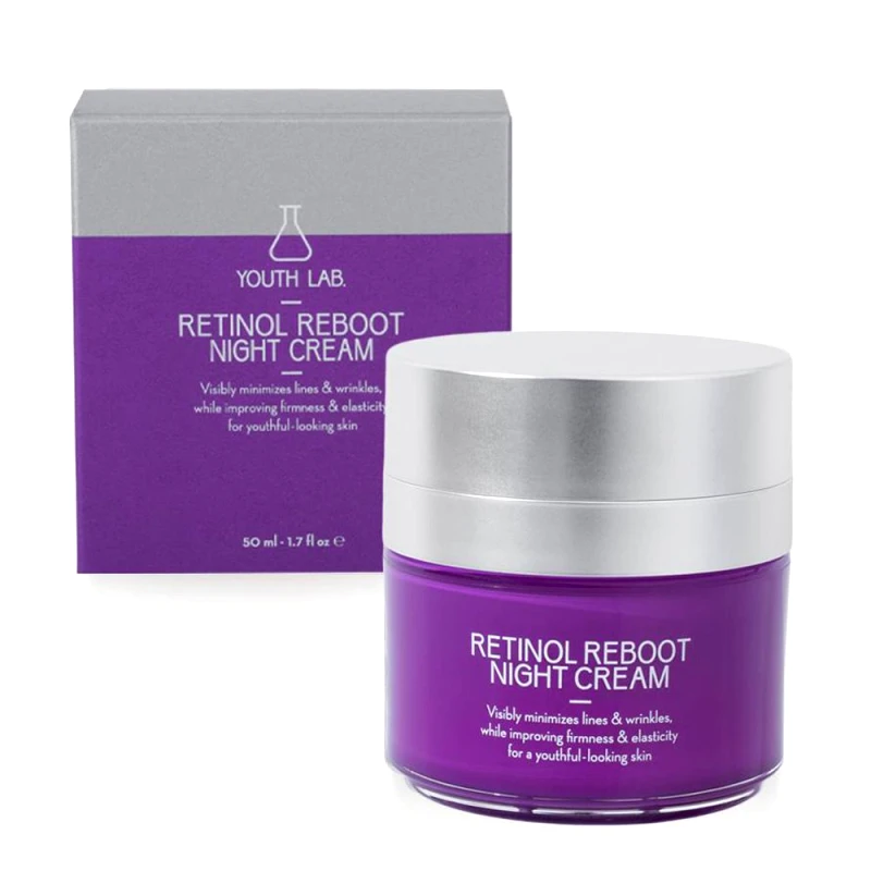Youth Lab. Youth Lab Retinol Reboot Night Cream Ενισχυμένη Κρέμα Νύχτας, με Νέας Γενιάς Βιταμίνη Α, για Αναδόμηση & Μείωση των Ορατών Σημαδιών Γήρανσης της Επιδερμίδας 50ml