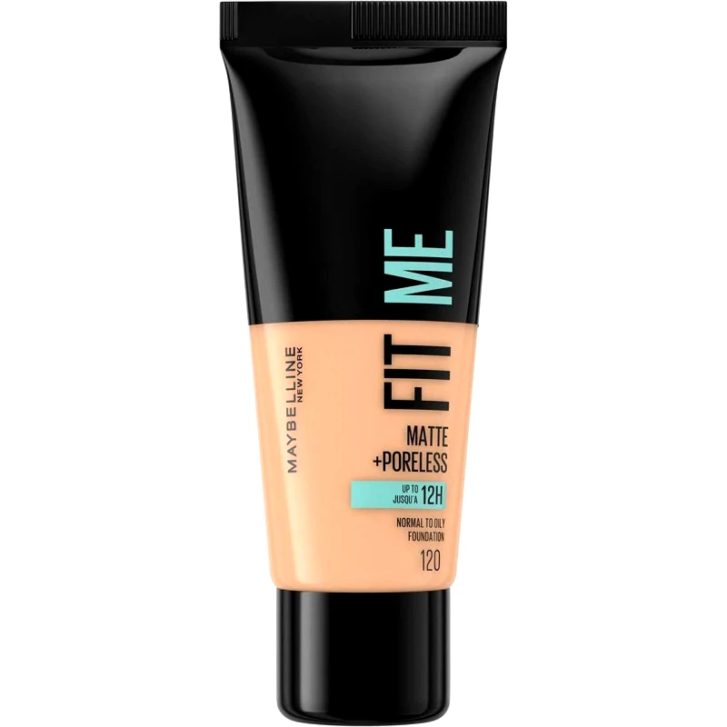 MAYBELLINE Maybelline Fit Me Matte + Poreless Foundation Makeup που Ταυτίζεται Τέλεια με την Επιδερμίδα 30ml - 120 Classic Ivory