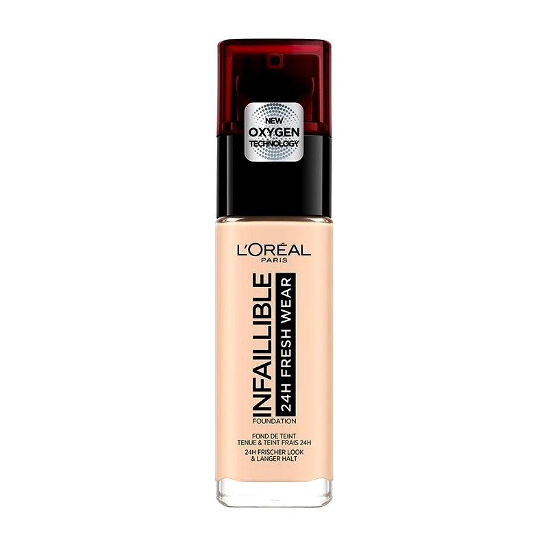Loreal Paris L'oreal Paris Infaillible 24H Foundation Βάση που Εξασφαλίζει Διάρκεια & Ανθεκτικότητα 30ml - Ivory