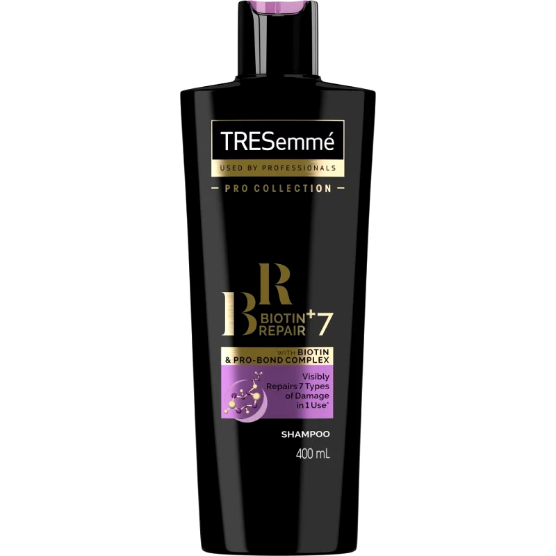 TRESemme TRESemme Biotin+Repair 7 Shampoo Προστατευτικό Σαμπουάν Κατά της Θερμότητας, Αναδομεί τα Ταλαιπωρημένα Μαλλιά 400ml