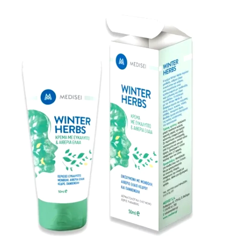 Medisei Medisei Winter Herbs Cream Κρέμα με Ευκάλυπτο & Αιθέρια Έλαια 50ml