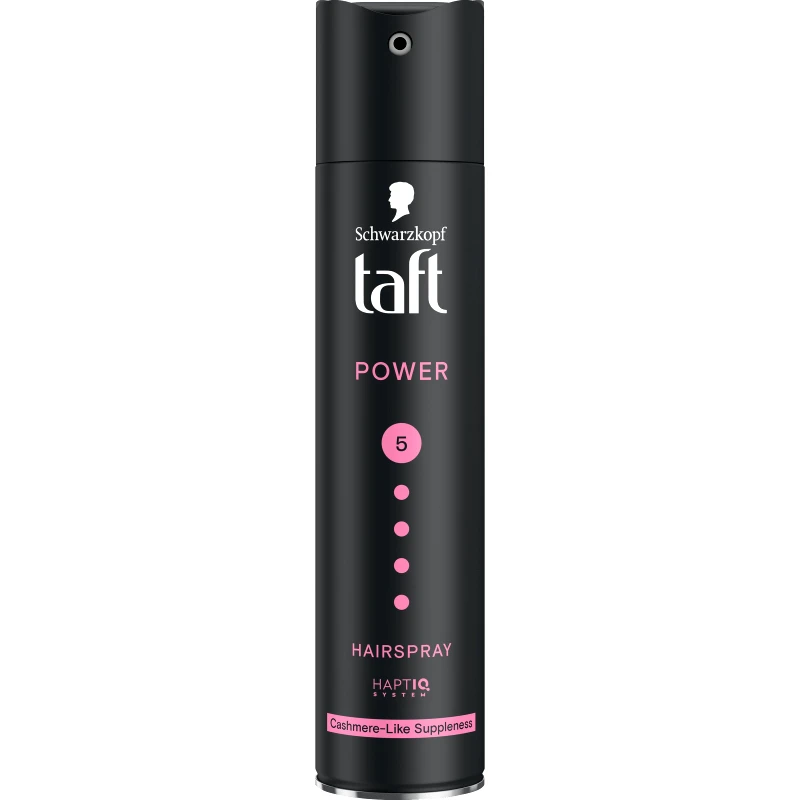 Schwarzkopf Schwarzkopf Taft Power 5 Hairspray Cashmere Like Suppleness Λακ για Κράτημα που Διαρκεί, Κατάλληλη για Ξηρά & Ταλαιπωρημένα Μαλλιά 250ml