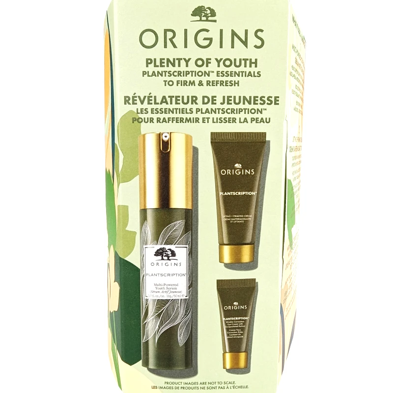Origins Origins Promo Plantscription Multi-Powered Youth Serum 30ml & Lifting - Firming Cream 15ml & Wrinkle Correction Eye Cream 5ml