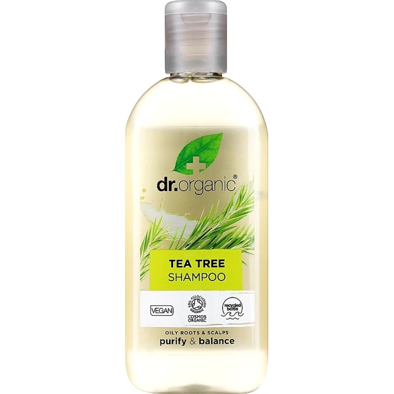 Dr Organic Dr Organic Tea Tree Shampoo Καταπραϋντικό & Ενυδατικό Σαμπουάν με Βιολογικό Τεϊόδεντρο 265ml