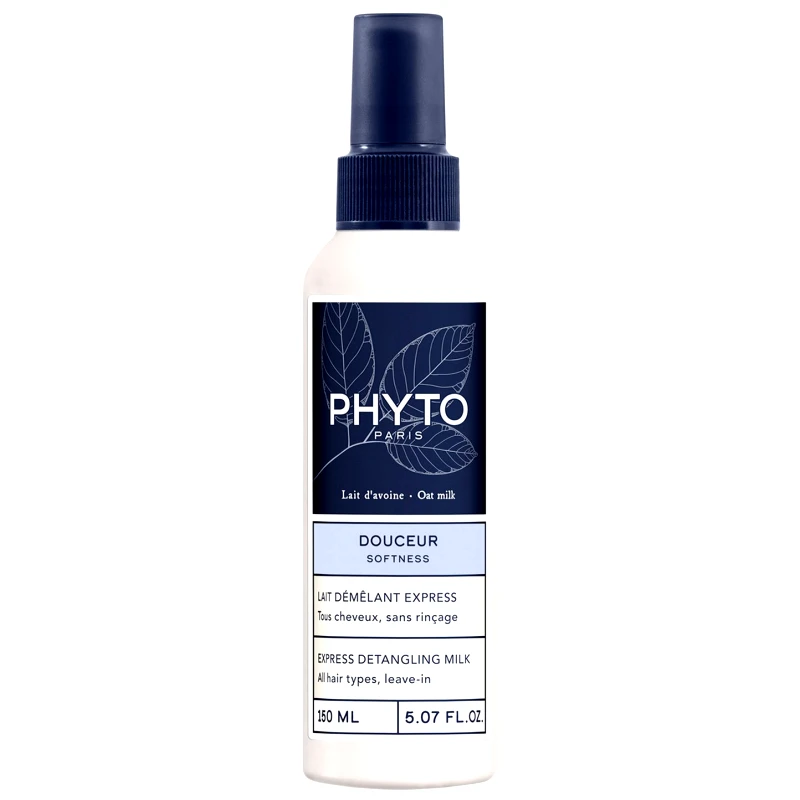 Phyto Paris Phyto Douceur Softness Express Detangling Leave-in Milk for All Hair Types 150ml,Γαλάκτωμα Μαλλιών Leave-in για Λάμψη & Μείωση του Φριζαρίσματος, Κατάλληλο για Όλη την Οικογένεια