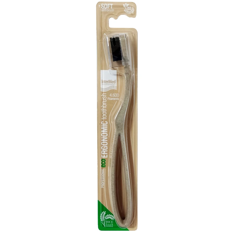 InterMed InterMed Professional Eco Ergonomic Toothbrush Soft Επαγγελματική Εργονομική Οδοντόβουρτσα Μαλακή 1 Τεμάχιο
