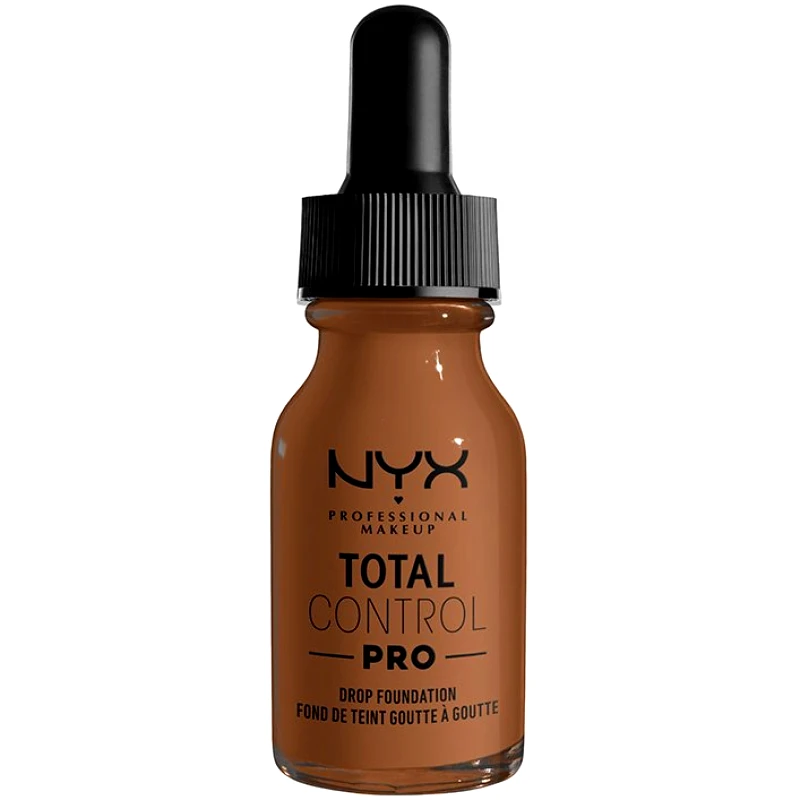 NYX Professional Makeup NYX Professional Makeup Total Control Pro Drop Foundation Δίνει στο Δέρμα Φυσικό Υγιές Φινίρισμα Απαλύνοντας τις Ατέλειες 13ml - Cappuccino