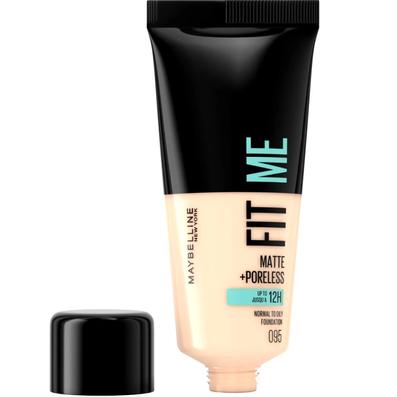 MAYBELLINE Maybelline Fit Me Matte + Poreless Foundation Makeup που Ταυτίζεται Τέλεια με την Επιδερμίδα 30ml - 095 Fair Porcelain