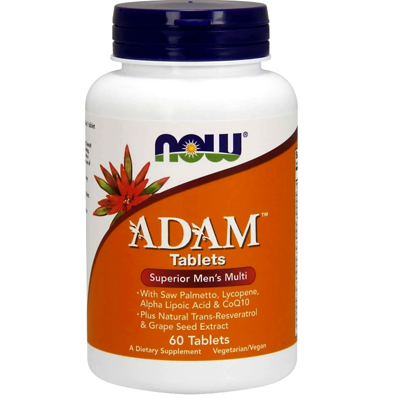 Now Now Foods Adam™ Men's Multiple Vitamin Πολυβιταμινούχος Φόρμουλα Ειδικά Σχεδιασμένη για τον Άνδρα 60tabs