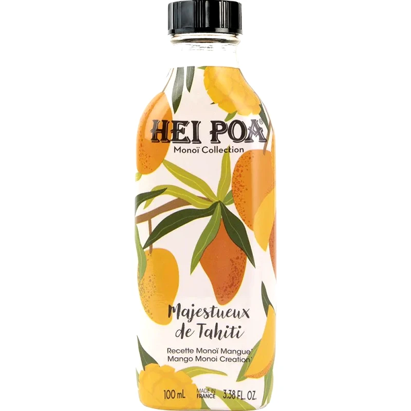 Hei Poa Hei Poa Monoi Collection Majestueux de Tahiti Λάδι Σώματος & Μαλλιών για Ενυδάτωση με Φρουτώδες Άρωμα Μάνγκο 100ml