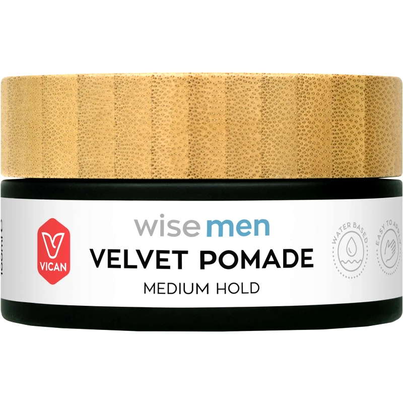 Vican Vican Wise Men Velvet Pomade Πομάδα για Μέτριο & Σταθερό Κράτημα που Διαρκεί & Χαρίζει Φυσικό Look 100ml - Medium Hold