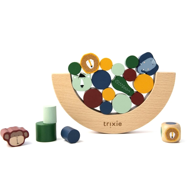 Trixie Trixie Wooden Balancing Game Κωδ 77367 Ξύλινο Παιχνίδι Ισορροπίας με Ζάρι 1 Τεμάχιο