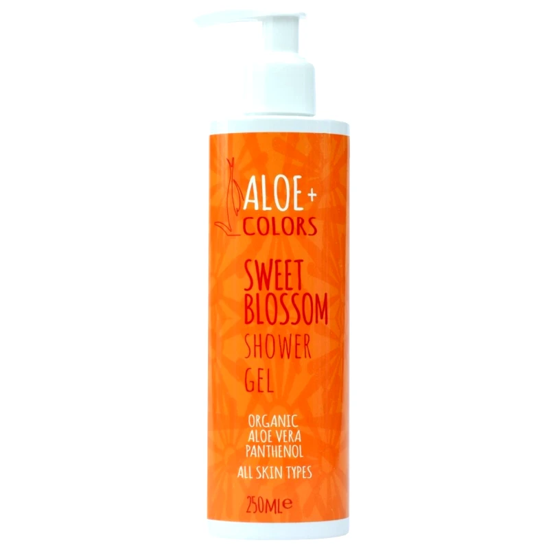 Aloe Colors Aloe+ Colors Sweet Blossom Shower Gel Αφρόλουτρο για Θρέψη & Ενυδάτωση με Βιολογική Αλόη & Άρωμα Βανίλια, Πορτοκάλι 250ml