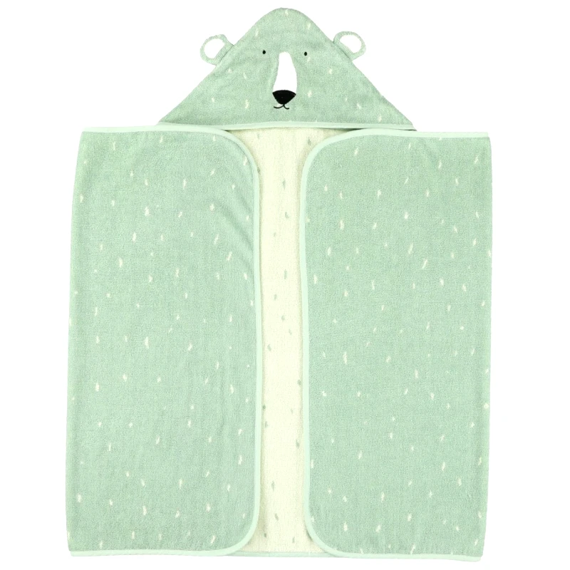 Trixie Trixie Hooded Towel 70x130cm Κωδ 77117 Παιδική Πετσέτα Μπάνιου με Κουκούλα 1 Τεμάχιο - Mr. Polar Bear