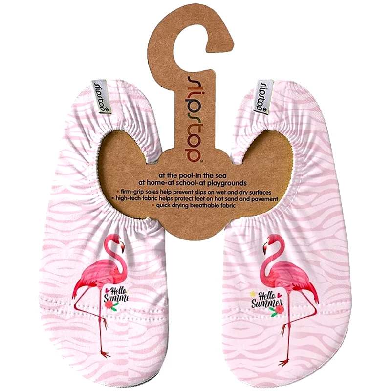 SlipStop SlipStop Hello Flamingo Set Αντιολισθητικά Παιδικά Παντοφλάκια Κωδ SS-66, 1 Τεμάχιο - L (30-32)