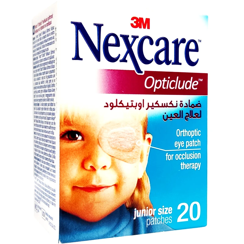 FUTURO 3M Nexcare Opticlude Orthoptic Eye Patch Junior Size 6,2cm x 5cm Παιδικός Οφθαλμικός Ορθοπτικός Επίδεσμος 20 Τεμάχια