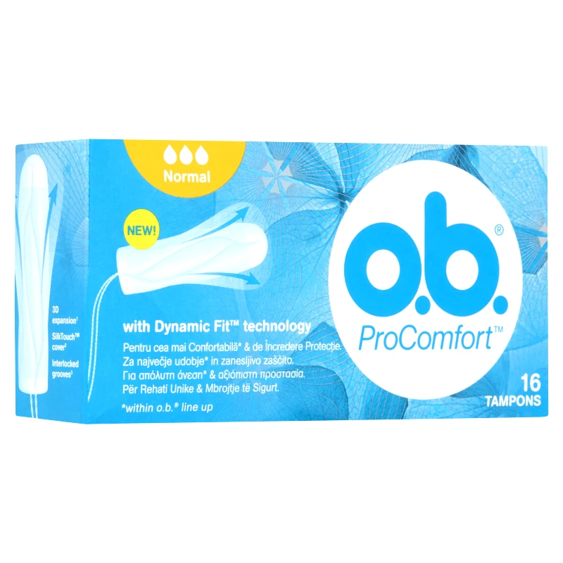 o.b. O.b. ProComfort Normal Ταμπόν για Ημέρες με Μικρή Έως Μέτρια Ροή 16 Τεμάχια
