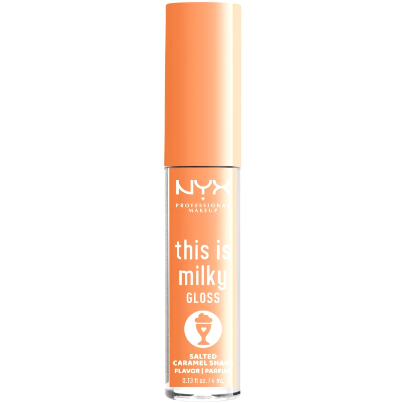 NYX Professional Makeup NYX Professional Makeup This Is Milky Lip Gloss Milkshake Flavor Lip Gloss με Κρεμώδη Υφή & Έντονη Λάμψη με Γεύση Milkshake 4ml - Salted Caramel Shake