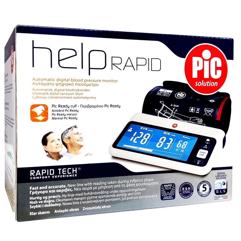 Pic Pic Solution Help Rapid Automatic Digital Blood Preasure Monitor Αυτόματο Ψηφιακό Πιεσόμετρο 1 Τεμάχιο
