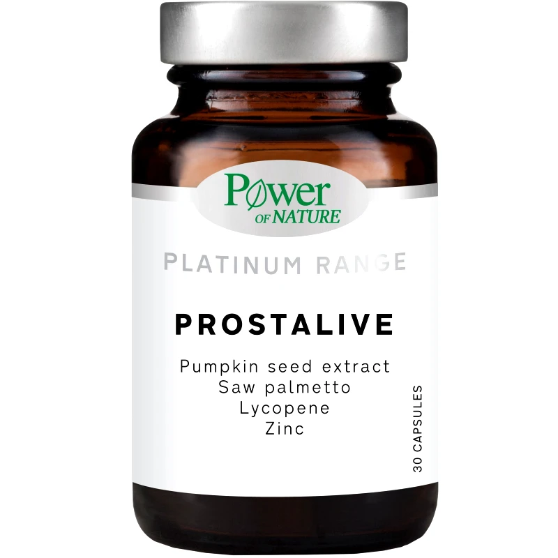 Power Health Power Health Platinum Range Prostalive Συμπλήρωμα Διατροφής Για την Προστασία & την Υγεία του Προστάτη 30caps