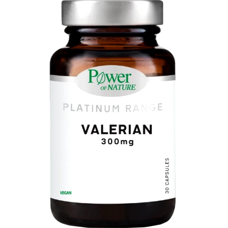 Power Health Power Health Platinum Range Valerian 300mg Συμπλήρωμα Διατροφής Εκχυλίσματος Ρίζας Βαλεριάνας για Καλύτερο Ύπνο με Χαλαρωτικές & Ηρεμιστικές Ιδιότητες 30caps