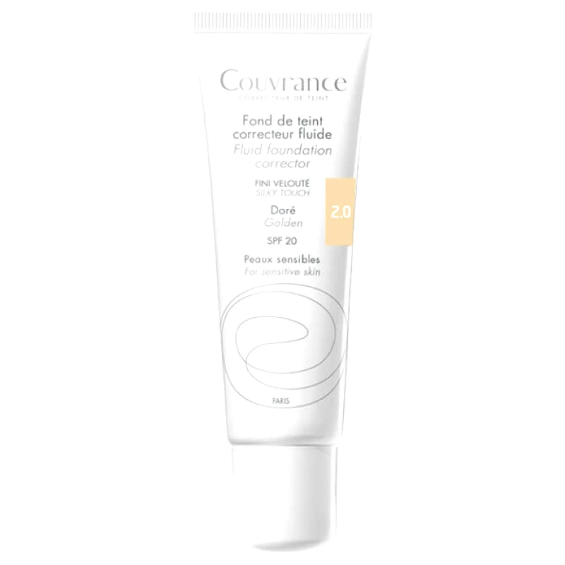 Avène Avene Couvrance Fond te Teint Correcteur Fluide Spf 20 Υγρό Διορθωτικό Make-up 30ml - Naturel (2.0)