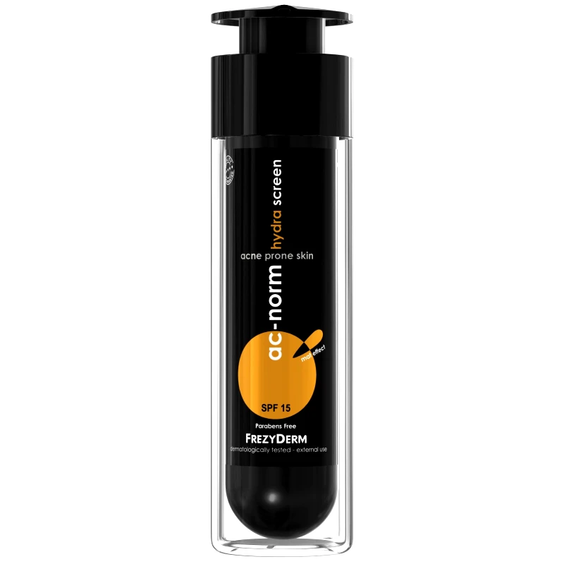 Frezyderm Frezyderm Ac-Norm Hydra Screen Spf15 Ενυδατική Σμηγματορρυθμιστική Αντηλιακή Κρέμα για Ακνεϊκές Επιδερμίδες 50ml